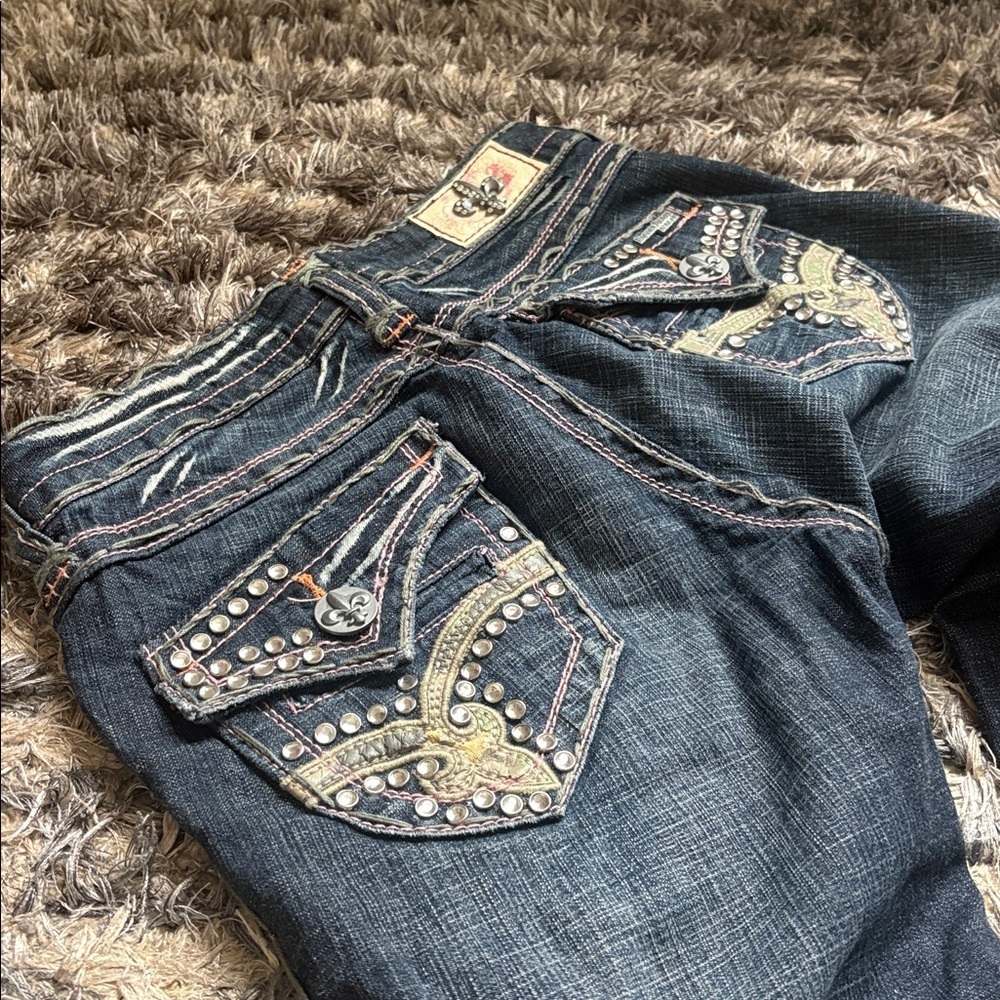 Laguna Beach Jeans with Jewels Embellishment Size 26 - Picture 10 of 10